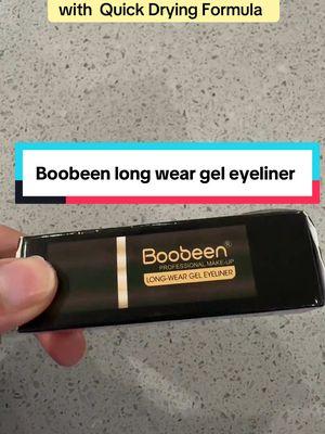 Boobeen Matte Eyeliner has a quick-drying texture. It provides a dense and smooth liner that goes on smoothly and naturally👌🏻👌🏻 #boobeeneyeliner #boobeen #Eyeliner #kajal #geleyeliner #cookwittme #foryou #desi #TikTokShop #makeup 