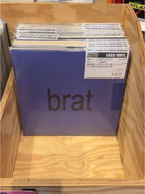 12.20.24 new (used) arrivals out in time for your last-minute holiday shopping !! #criminalrecordsatl #recordstore #giftsformusiclovers #newusedarrivals #usedvinyl #brat #lanadelrey #thebeatles #charlixcx 