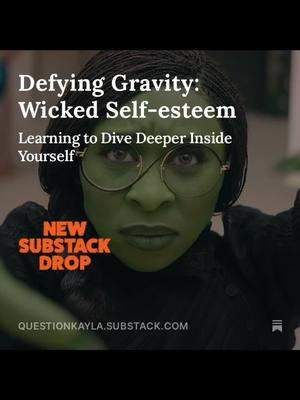 Defying Gravity is so much deeper than a beautiful musical ensemble. It’s more than overcoming obstacles. It’s a reflection of healing despite rejection, from other’s and even one’s self. At least, that’s what it meant to me. I invite you to check out my recent blog and also practice some of the invitations for diving deeper into your inner world and self at the end.  Read here: https://questionkayla.substack.com/p/defying-gravity-wicked-self-esteem  *Subscribing to my substack does not require an additional app as blogs will be sent directly to your email. There is a free and paid subscription option. Thank you for your support!* #wherethehealingbegins #IFS #partswork #therapist 