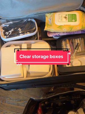 These clear storage boxes have helped me so much get everything organized! #clearstorage #clearstoragecontainers #clearorganizer #storageboxes #organizing #organizingtips #newyearnewaura #mademyyear #tiktokshopholidayhaul 