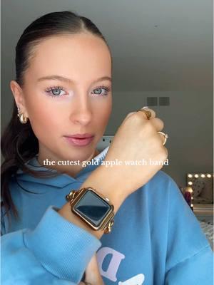 my FAVORITE accessory 🤍 #goldjewelry #goldjewelryaesthetic #applewatch #applewatchhacks #giftideas 