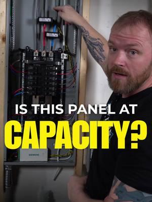 Is This Panel At Capacity? #electricianu #electricians #electrician #electricalcontractor #electricalcontractors #electriciansofamerica #electriciansofinstagram #sparky #sparkylife #electricianshit #electricianlife #electricaltheory #siemens #siemenselectric #siemensloadmanager #loadmanager #electricianstuff