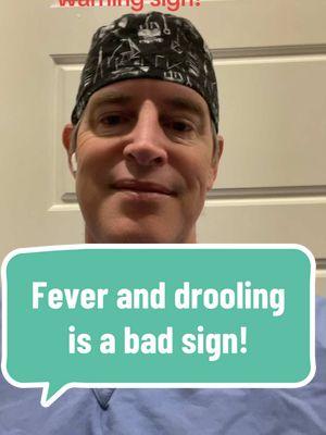 If your child is drilling that has a fever you need to go to the ER. That can mean there is an infection in the back of the throat that may need to be drained. #Baby #Pediatrics #Fever #Drooling #Neck #NeckMovement#mom #Dad #MomOfTikTok #momtok #foryoupage 