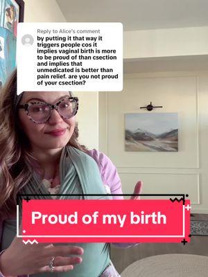 Replying to @Alice hope this helps explain my perspective a little more. And my OG caption legit said we ALL get trophies no matter how we birth.  P.s. pleas excuse my toddler playing in the background 😂 #vbac #unmedicatedbirth #vbacsuccess #birthtrauma 