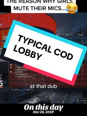 Typical #callofduty #lobby #onthisday #gaming #girlgamer 