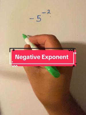 Remember what to do when the power is a negative number. #math #mathematics #mathproblem #mathteacher #mathreference 