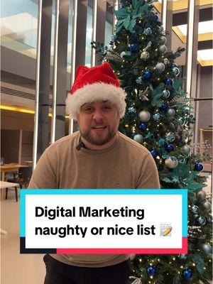 Scroll past this video without liking it? Naughty list ❌📝 #digitalmarketing #marketingproblems #socialmediamanagerlife #socialmediamarketing #naughtyornicelist 