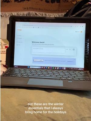 coming home for the holidays with @Chegg ! #CheggCreator #ad #smallstepsftw #homefortheholidays #winterbreak #offcampus