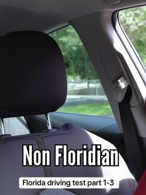 Florida driving test part 1-3 #florida #driving #livinginflorida #floridian 