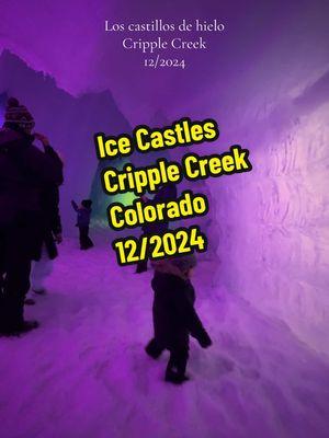 Increible experiencia que queras vivir Utiliza el codigo DESCUBRELO15 para un descuento en la compra de tus boletos. #CastillosDeHielo  #descubrelo #colorado #cripplecreek #icecastles @Ice Castles 