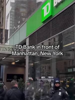 TD Bank in front of Manhattan, New York #newyorkcity #newyork #TD #USA #manhattan 