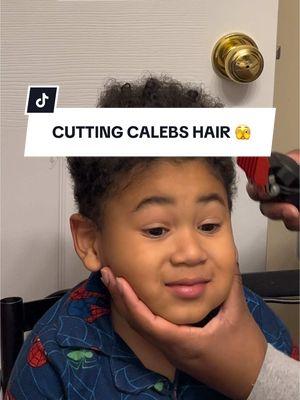 I am not a barber don’t judge me 🫣 I want to get some new clippers and work on his edge up, but I know he’s young so I got scared and just skip the whole thing 😅💓 #haircut #boyhaircut #c#creatorsearchinsightst#toddlerhairt#toddlerhaircut