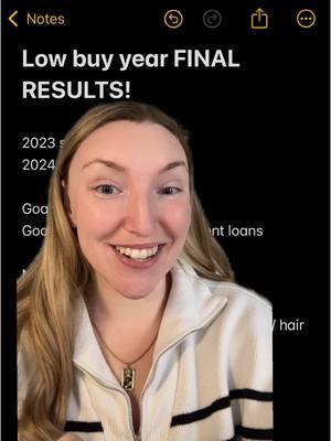 WE FINALLY MADE IT!!!!  One whole year after deciding to a low buy, and I cut spending by $8,000!!! I actually spent more on my cat and his vet bills than I did shopping, which is INSANE!  #lowbuyyear #lowbuy #underconsumption #deinfluencing #savingmoney #noshopping #overconsumptionculture #greenscreen 