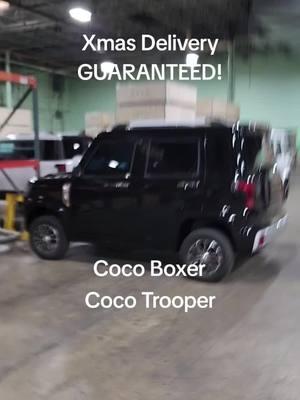 Christmas Delivery Deals... Coco Boxer And Coco Trooper! #SaferWholesale #CocoBoxer #CocoTrooper #Lsv #GoodToGo #New #News #LSV #MiniCars #SmallCars #MiniEv 