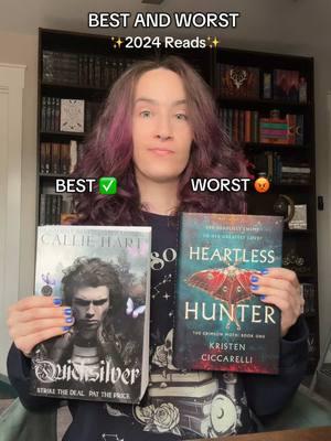 #Inverted best and worst reads of 2024! yes i woke up and chose 🔪  #2024reads #readingwrapup #fantasybooks #booktag #favoritebooks #5starreads #bookrecs #bookrecommendations 