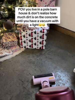 Plus it’s pink 🤩 @homeikaus.official #TikTokShopHolidayHaul #pink #homeikapink #sponsored #cleaning #christmas #vacuum #polebarnhome #polebarnhouse #concretefloors #CleanTok #christmas 