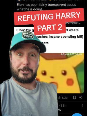 Wrong again, @Harry , but keep trying, buddy. I believe in you 🤣How about we begin with being honest with the American people and letting them know that not anything and everything needs to be crammed into one time sensitive bill 🤷‍♂️ #harrysisson #harryjsisson #vivek #vivekramaswamy #elon #elonmusk #harry #elonmusknews 