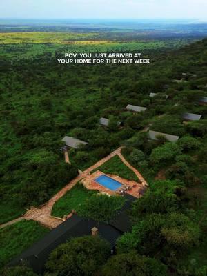 Waking up to endless views of the Serengeti every morning? Yes please! ✨ #tanzania #serengeti #safarilodge #africansafari #bucketlistadventures #thegreatmigration 