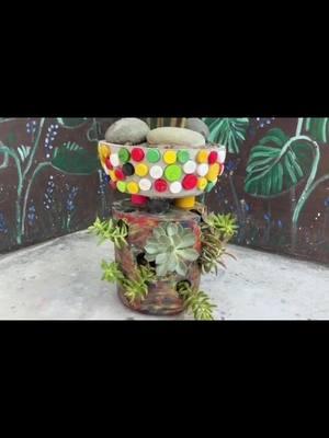 #viral #handmade #creative #cement #pot 