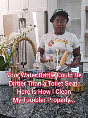 🚨 Please, slow your scroll, stop sipping, and wash your water bottle! 🚨 Reusable water bottles and tumblers are convenient and eco-friendly, but did you know they can harbor 40 times more bacteria than a toilet seat if not cleaned properly? 😱 As a natural health consultant, I’m a stickler for keeping my water bottles clean. Here’s how I do it: ✅ Daily cleaning: Warm, soapy water + a bottle brush to scrub all surfaces (don’t forget the lid and crevices!). ✅ Straw cleaning: Use a straw cleaner and soak it in hot, soapy water. ✅ Deep cleaning (weekly): Soak with vinegar (apple cider or white) and warm water. Let it sit overnight for a thorough cleanse. ✅ Air-dry: Make sure all parts are completely dry before reassembling to prevent bacteria growth. I also love this 6-piece bamboo dish cleaning set for tackling all my cleaning needs—it even comes with multiple straw brushes! 🧼✨ Hydration is key, but clean hydration is essential. 💧 Let’s keep those bottles fresh and bacteria-free, friends! 👉Grab yours using the orange shopping cart 🛒 and start your clean hydration journey today! #CleanLiving #EcoFriendly #Hydration #ReusableBottles #HealthTips #NaturalHealth #BacteriaFree #MomLifeHacks #WaterBottleCleaning #tumblertips #asmr #cleaning #cleanersoftiktok 