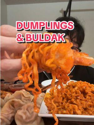 #dumplings #buldak #Foodie #mukbangeatingshow #eating #foryoupage