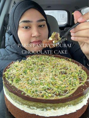 Paris Pastry’s Dubai Chocolate Pistachio Cake 🤤❤️🍰 and it is only $35 for the WHOLE cake!🙌 @Paris Pastry Location: 4107 15 Rd, Sterling Heights, MI 48310 📍  #fyp #dubaichocolate #dubaichchocolatecake #tastetest #michigan #reviewvideo #trending #parispastry #pistachio #pistachiocake #michigancheck #sharmineats 