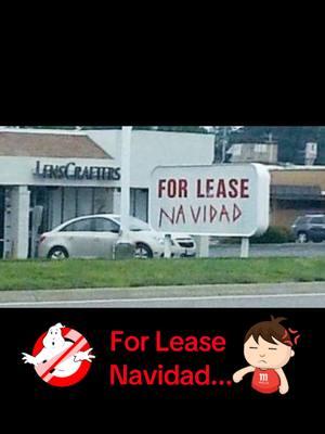 For Lease Navidad... #Ghostbusters #driveby #feliznavidad #wrong #spellingchallenge #hmmm #omg #merrychristmas #christmasspirit #cosplay #cosplayer #humor #happyholidays #comedy #spoof #wtf #wow #youtube #fyppppppppppppppppppppppp 