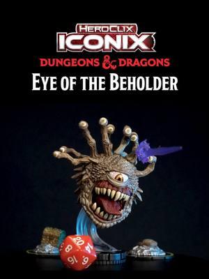 Keep an eye out for one of the most iconic monsters in D&D! Dungeons & Dragons HeroClix Iconix: Eye of the Beholder - AVAILABLE NOW!  #HeroClix #DnD #Iconic#DungeonsandDragons