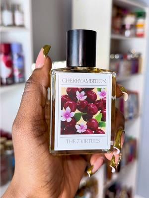 Perfume Of Day ✨ Cherry Ambition by @The 7 Virtues Perfume  This is hands down one of the best cherry perfumes I’ve ever smelled. I’m honestly in awe 🫢 this scent had me hooked at first sniff! 🍒✨ Cherry Ambition is the ultimate cold-weather fragrance: sweet, spicy, and utterly captivating. It has a deep, sultry vibe that’s both warm and intoxicating. The opening bursts with juicy cherry, almost like a cherry cola, but as it dries down, it transforms into a beautifully balanced smoky, woodsy scent. Just so Good !🤤 It’s that perfect mix of sweet and seductive that I can’t get enough of. If you’re a cherry lover or just looking for a scent to turn heads this season, this is an absolute must-have! Key Notes: Cherry, Saffron, Vanilla *Kindly Gifted  #cherryambitionperfume #cherryambition #the7virtues #cherryperfume #winterperfume #PerfumeLover #FragranceAddict #PerfumeCollection #ScentOfTheDay #PerfumeGoals #FragranceLover #LuxuryFragrance #PerfumeObsessed #PerfumeCommunity #PerfumeWorld #LuxuryScent #DesignerFragrance #LuXuryPertume #HighEndFragrance #PremiumPerfume #FragranceReview #PerfumeAddiction #FragranceJunkie #PerfumeBlogger #PerfumeLoverCommunity #SmellGoodFeelGood  #ScentJourney #SignatureScent #WearYourMood 