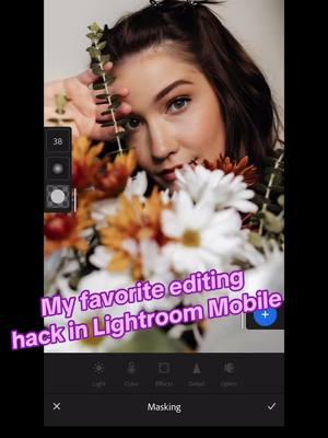 Have you tried this editing hack in Lightroom Mobile?!  #lightroommobile #lightroomediting #editwithme