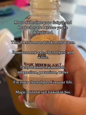 Let's talk about why Magic Mineral Salt is more than just a sprinkle of minerals-it's a powerhouse for your wellness routine! From detoxifying your body to calming your mind, this blend works magic for stress relief, skin rejuvenation, and energy boosts. Imagine saying goodbye to stress and hello to feeling refreshed from the inside out. Curious? See the benefits for yourself! Tap the link in bio to learn more and grab your own #MagicMineralSalt #wellnessjourney #holistichealth #naturalremedies #mineralmagic #StressRelief #energyboost #detoxnaturally #holisticmom #healthandwellness #naturalproducts #mindbodybalance #skinhealth #relaxation #detoxsupport #wellnessroutine #momlife #SelfCare #healyourself #vibrantliving #purewellness #nontoxicliving