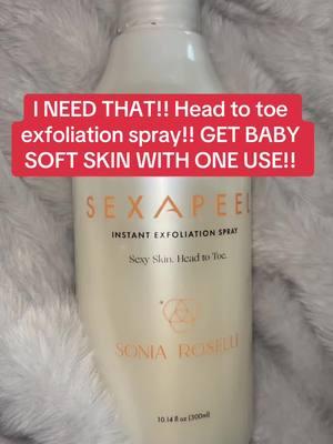 #foryou #tiktokshopcreatorpicks #sexapeel #diyspaday #gentleexfoliator #skincare #softskin #n2witchin #beauty #beautyinfluencer #TikTokShop #trending #trendingsound 