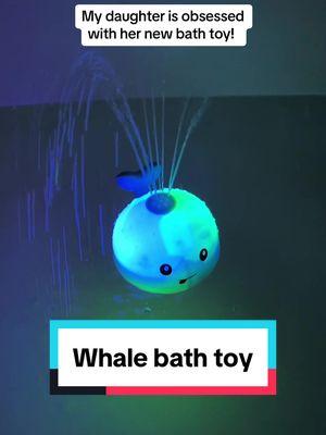 Makes bath time so fun! #TikTokShop #toy #bathtoy #toddler #baby #whaletoy #whale