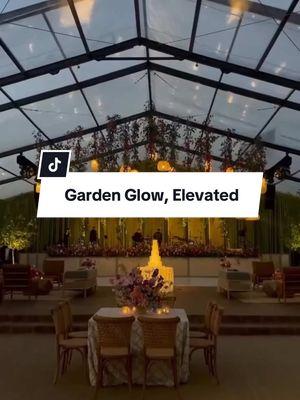 Who needs autumn leaves when you have a tented garden party under soft, illuminating lights? 💐 #tentedaffair #luxurytentedwedding #luxurytentedaffair #tentedreception #texasswedding #outdoorwedding #glamtentedwedding  #weddingdetails outdoor tented reception, dream wedding, tented reception, dallas wedding, tented production company, luxury tents, brownwood texas, wedding greenery, garden themed wedding