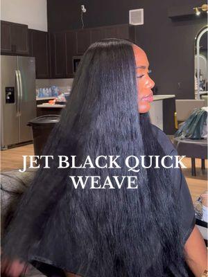 come with me to get a BOOTY LENGTH middle part jet black buss down!! 😍 Refer to me as Crys THEE Stallion from now on! 🐎 What are your thoughts on the results?! #quickweave #hairtok #hairvlog  Hairstylist @901awardexperience 🐐 Bundles @luxxd.extensions 😍