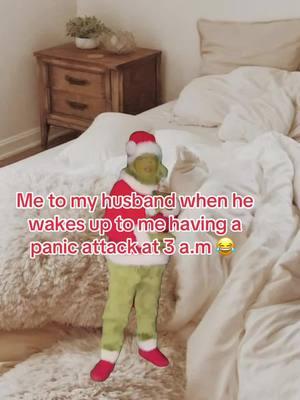 Tiktok is my bestie when i wake up having anxiety 😆 #CapCut #panicdisorder #anxiety #trending #anxietysquad #panicattackawareness #grinch #funny 