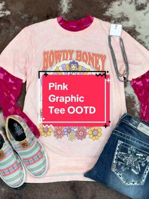 Pink perfection unlocked! 💖✨ Pair the You Da Bomb Mesh Top with the Retro Howdy Honey Graphic Tee for a layered look that’s flirty, fun, and full of cowgirl charm. From vintage vibes to bold sass, this duo has everything you need to turn heads. 🤠🌸 #barbievibes #OOTD #westernbarbie #outfitinspo 