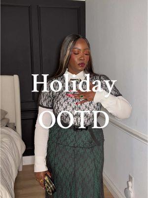 very demure 🎄 #fyp #holidayoutfit #outfit #blackgirlfashioninspo #blackgirloutfitideas #outfitideas 