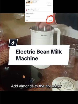 Electric Bean Milk Machine.#electricbeanmilkmachine #milkmachine #viralvideo #viraltiktok 