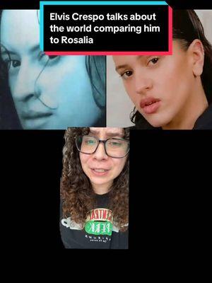 Elvis Crespo talks about the world comparing him to Rosalia #elviscrespo #elviscrespooficial #rosalia #chente #chenteydrach #rosaliamotomami #rosaliavt #grupomania @La Rosalia 