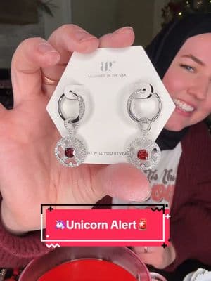 Unicorn Alert 🚨🥳 Note to self- Read the back of the product even if it is not their personal unicorn because it may be an actual unicorn 🦄🤦🏻‍♀️ Congrats @Susan.lovinmywine I hope you love these! ♥️#LIVEhighlights #TikTokLIVE #LIVE #unicorn #hoops #garnet 