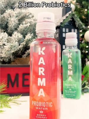 Holly jolly & HYDRATED ❤️💦💚 #probioticwater #probiotics #guthealth #hydration @K 