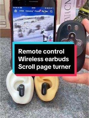 Highly recommend this wireless earbuds remote control scroll page turner👍💯This headphones awesome ‼️earbuds works great #dealsforyoudays##earbuds##earbudsviral##headphones##headphonesrecommended##headphones##wirelessearbuds##headphone##airpods#tiktokmademebuyityyi#miniso #minisoearbuds #earphones #wirelessearbuds #ad #wirelessearphone #wirelessearphones #bluetoothearbuds #bluetoothearphones #bluetoothearphone #techcraze #BestofTech #TikTokShop #TechObsessed #tiktokpromotion#remotecontrol 