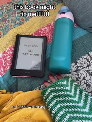 I never want this book to end, I am having so much fun! Deep End releases on 04 Feb 2025, tysm Berkley Romance for the early copy via Netgalley. #currentlyreading #alihazelwood #romancebookrecs #whet #deepend #kindlepaperwhite 