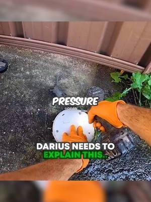 DARIUS CHILL 😭🙏 #uncloggingdrains #drain #plumbing 