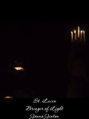 @Jonna Jinton / Light in the darkness | Swedish Lucia Tradition  St. Lucia's Day, or the Festival of Lights, is a Swedish holiday that marks the beginning of the Christmas season on December 13. #sweden 🇸🇪 #stluciaday #bringeroflight #tradition #stlucia #martyr 