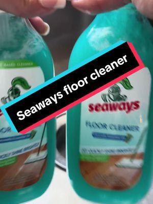 This seaways floor cleaner smells amazing guys! #CleanTok #seaways #cleaning #asmrsounds #asmrsounds #clean #sinkclean #oddlysatisfying #squeeze #fypシ #ttshopfinds #dealdays  #floorcleaner 