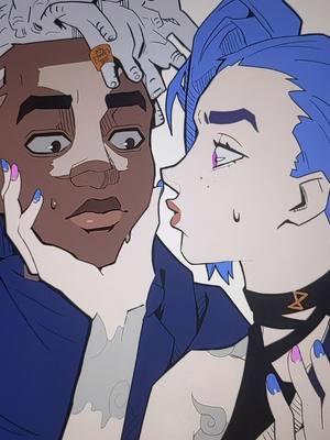 Jinx: grinning ‘You amuse me, Ekko… I think I’ll make you mine.’ 💥😈 Ekko: nervously laughs ‘Uh… what now?’ 👀 When chaos decides it’s claiming you, there’s no escape. 💙 #EkkoAndJinx #ArcaneVibes #ekko #jinx #zofong #LeagueOfLegends  #ArcaneInspired  #EkkoAndJinx  #JinxArcane  #ChaoticEnergy  #LeagueCharacters  #UnpredictableMoments  #DynamicDuo  #FantasyDrama  #StorytellingVibes  #ArcaneFans  #JinxMoments  #IconicScenes  #LeagueEdits  #BestOfArcane  #PowerfulCharacters  #arcanefeels 