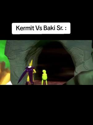 Kermit Vs Baki Sr. : #devilartimis #darkcomedy #baki #darkhumour #yujirohanma #darkjokes 