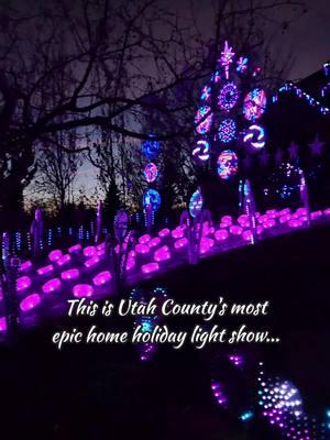 Best Christmas home in Utah County! the show runs nightly starting at 5:30 until 10 and is synced to the radio. Park at the church parking lot which faces the homes and turn your lights off! Christmas show is free but it is also all to benefit the juvenile diabetes research foundation! find them on IG @christmaslightsforacure they also have a mailbox to Santa #utahchristmas #chirstmaslights #christmasshow #utahfamilyfun #utahkids #Utah #highlandutah 